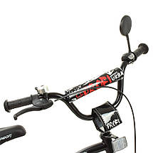 Велосипед дитячий двоколісний PROF1 Urban 16 дюймів Y16252 Чорний, фото 2