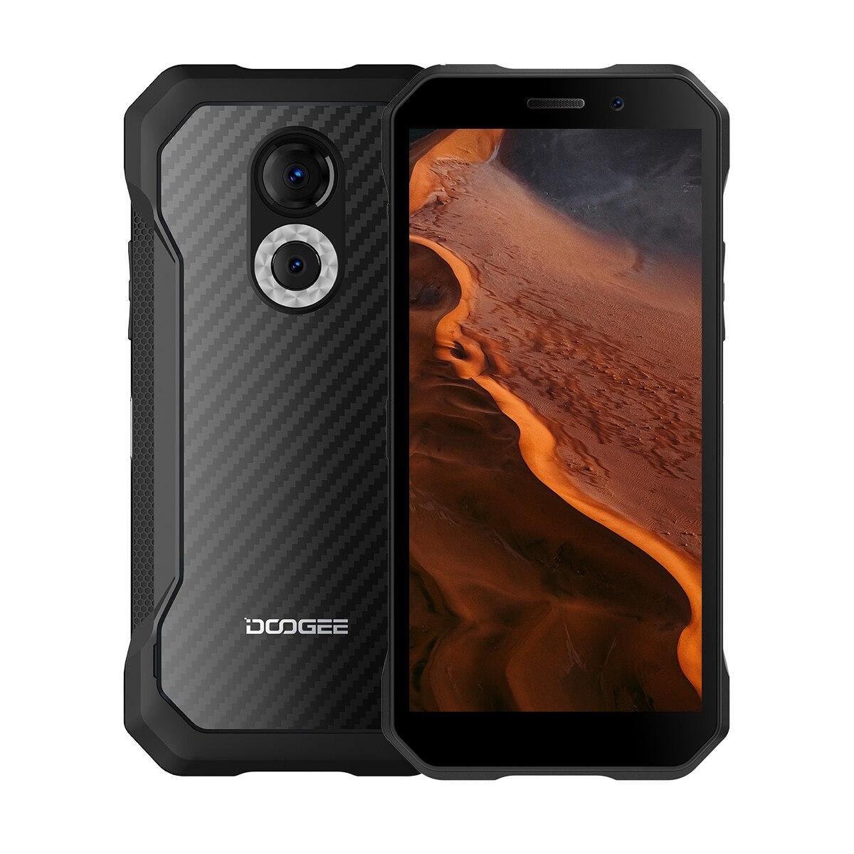 Захищений смартфон Doogee S61 6/64Gb Carbon Fiber Night Vision протиударний водонепроникний телефон