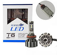 Комплект автомобильных светодиодных лед ламп T6-H11 Turbo LED автомобильные лампы h7 12- 24 v