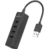 USB-хаб REAL-EL HQ-154 Black