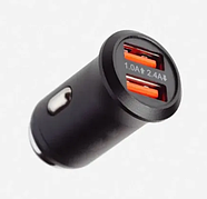 Автомобільний зарядний пристрій Car Charger 3.1 A адаптер в автомобіль розгалужувач прикурювача на 2 USB