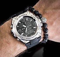 Чоловічий спортивний годинник Casio G-Shock GLG-1000, касіо джи шок срібло