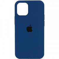 Чехол Silicone Case для iPhone Xs Max Navy Blue (силиконовый чехол navy blue силикон кейс айфон Хс Макс) FULL