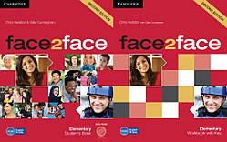 Face2face (Second Edition) Elementary Student's book&Workbook Підручник та Робочий зошит