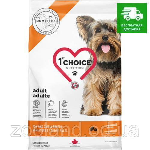 1st Choice Adult Dog Toy & Small Breeds з куркою, 5 кг