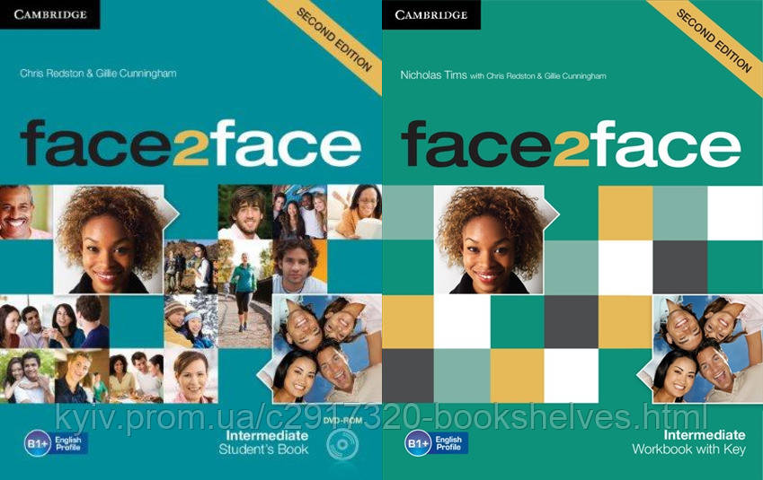 Face2face (Second Edition) Intermediate Student's book&Workbook Підручник та Робочий зошит, фото 1