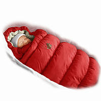 Зимний пуховый конверт для новорожденных inflated (красный) Ontario Linen Ukraine