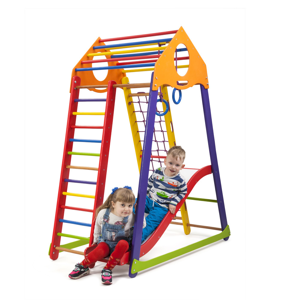 SportBaby Дитячий спортивний комплекс BambinoWoood Color Plus 1