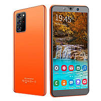 Android смартфон Note 30 Plus на 2 сим, 4+64 ГБ, 6.1 дюймов, 4G оранжевого цвета