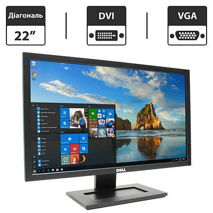 Монітор Dell E2211H/22" (1920x1080) TN/DVI, VGA, фото 2