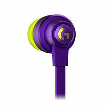 Навушники гарнітура вакуумні Logitech G333 Purple (981-000936), фото 5