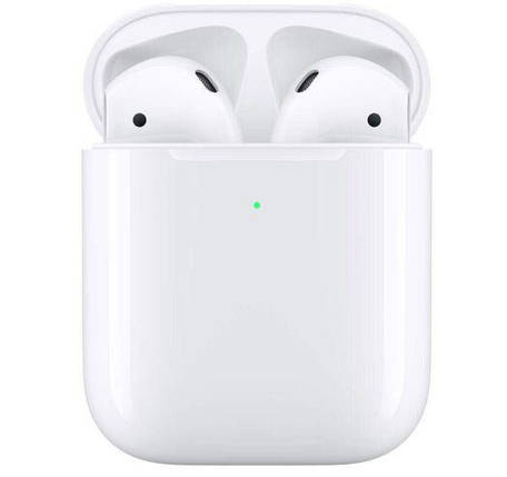 Навушники гарнітура вкладиші Bluetooth Apple AirPods 2 Wireless (OEM in box) (AM58690), фото 2