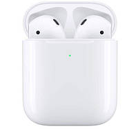 Наушники гарнитура вкладыши Bluetooth Apple AirPods 2 Wireless White (OEM in box) (AM58690)