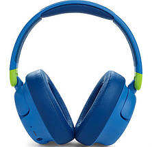 Навушники гарнітура накладні Bluetooth JBL JR 460 NC Blue (JBLJR460NCBLU), фото 2