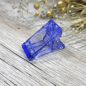 Пластиковий зажим для верхніх форм синій 1шт