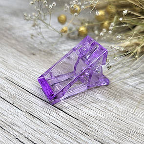 Пластиковий зажим для верхніх форм бузковый 1шт