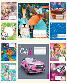 Набір Зошит 12 аркушів 25 штук клітинка 292212-11