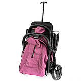 Коляска прогулянкова дитяча (підсклянник, телескопічна ручка) JOY Comfort L-30201 Фіолетовий, фото 5