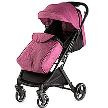 Коляска прогулянкова дитяча (підсклянник, телескопічна ручка) JOY Comfort L-30201 Фіолетовий, фото 5