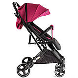 Коляска прогулянкова дитяча (підсклянник, телескопічна ручка) JOY Comfort L-20115 Рожевий, фото 4