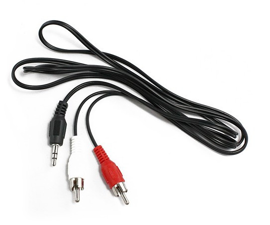 Кабель 3.5 mm-RCA аудіо адаптер jack