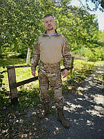 Тактический мужской костюм IDOGEAR G3 Combat Камуфляжный мультикам, Легкая военная форма L