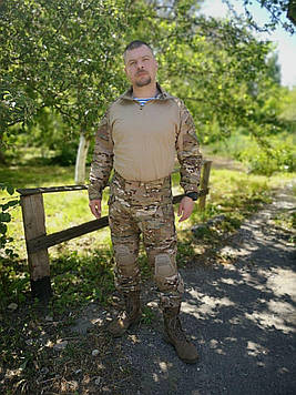 Тактичний чоловічий костюм IDOGEAR G3 Combat Камуфляжний мультикам, Легка військова форма L