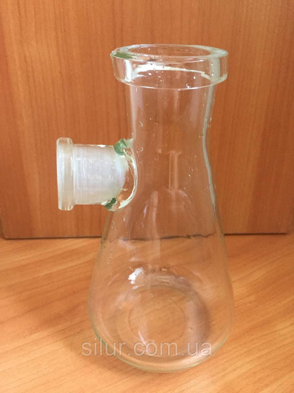 Колба Бунзена 250 мл без шліфа (1-250-32 під пробку), фото 1