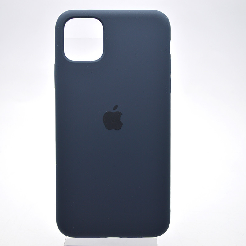 Чохол накладка Silicon Case Full Cover for iPhone 11 Pro Max Midnight Blue Синій, фото 1