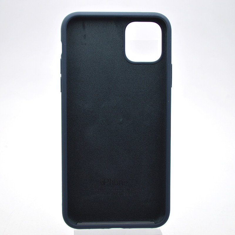 Чохол накладка Silicon Case Full Cover for iPhone 11 Pro Max Midnight Blue Синій, фото 4