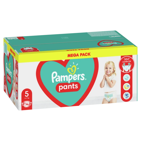 Підгузки-трусики Pampers Pants 5 (12-17 кг) 96 шт