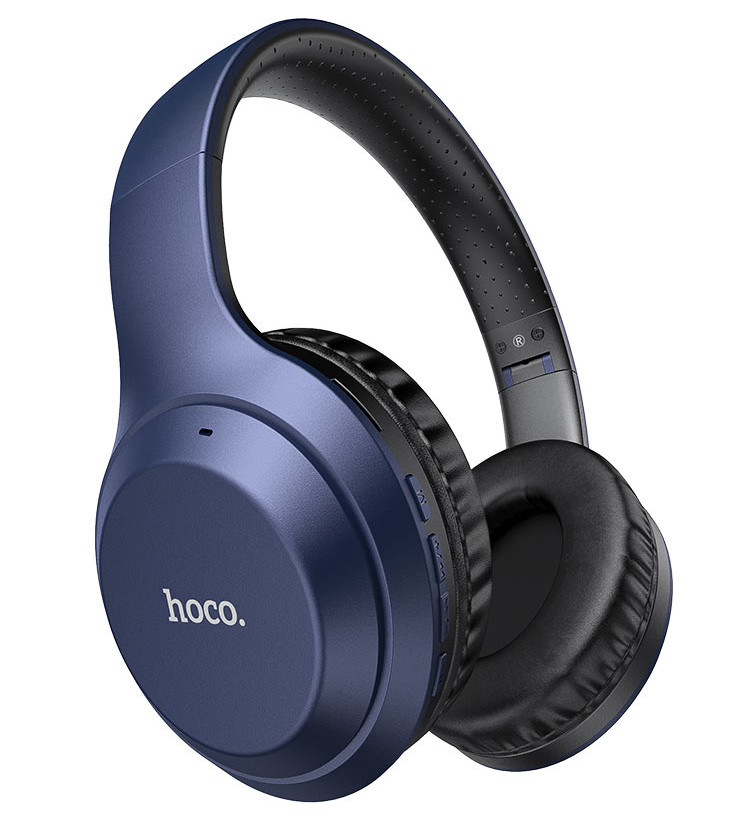 Навушники безпровідні накладні з мікрофоном Hoco W30 Синій (W30/BLUE)