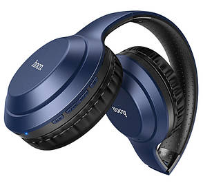 Навушники безпровідні накладні з мікрофоном Hoco W30 Синій (W30/BLUE), фото 3