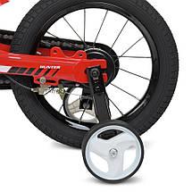 Велосипед дитячий двоколісний з кошиком PROF1 WLN1450D-3N 14 дюймів Червоний, фото 4