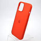 Чохол накладка Silicon Case Full Cover для iPhone 12 Pro Max Red Червоний, фото 2