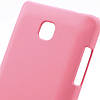 Чохол пластиковий матовий на LG Optimus L3 II E430 E425, рожевий, фото 5