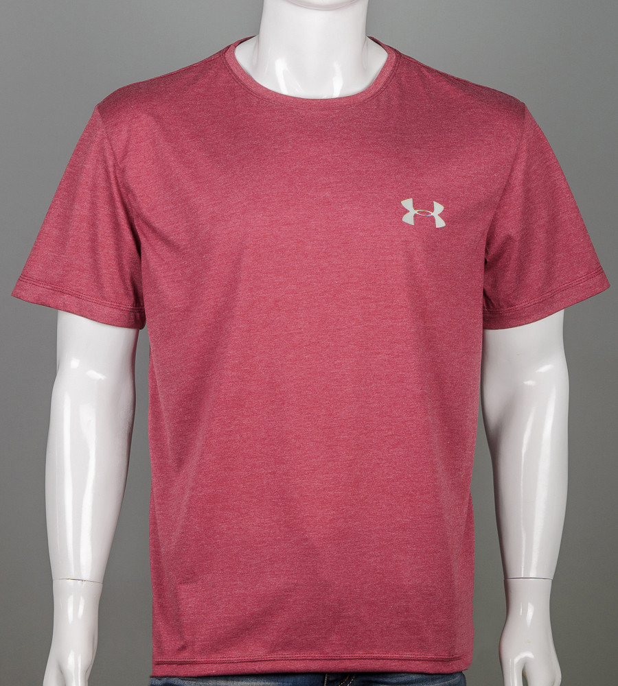 Футболка батал Under Armour Бордовий меланж 0926б/1, 4XL (1шт)