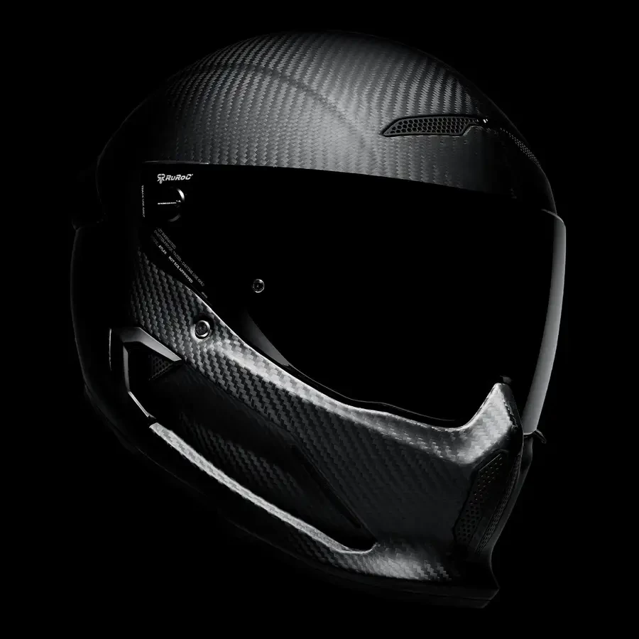 МОТОШОЛОМ ATLAS 4.0 HELMET - RAW CARBON