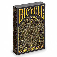 Покерні карти Bicycle Aureo Black
