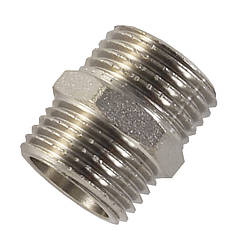 Ніпель 1" ЗЗ V&G латунний різьбовий фітинг для водопровідних труб