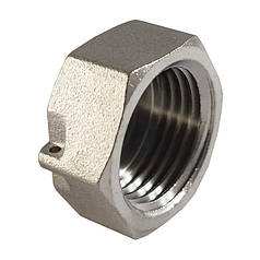 Заглушка 1 1/4" В латунний різьбовий фітинг для водопровідних труб V&G