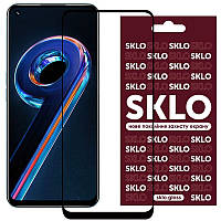 Закаленное защитное стекло SKLO 3D Full Glue для Realme 9 Pro | толщина 0.33 мм Черный