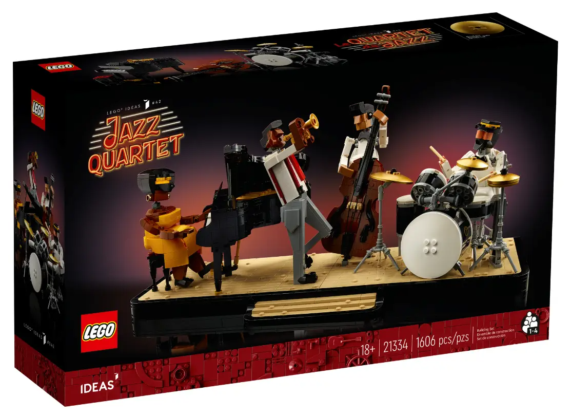 Конструктор LEGO Ideas Джазовий квартет 21334 для дітей і дорослих 1606 деталей, фото 1