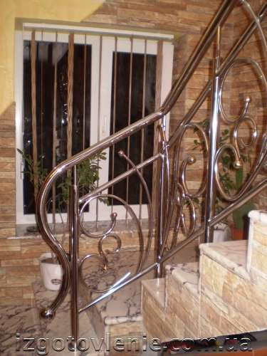 Перила з неіржавкої сталі — преміум 0008, фото 1