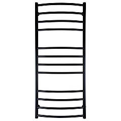 Рушникосушарка UNIO LDE W 1200-500-12 BLK Драбинка Дуга Еліт вода чорна