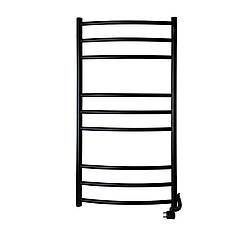 Рушникосушарка UNIO LDE ER 1000-500-9 BLK Драбинка Дуга Еліт електро чорна