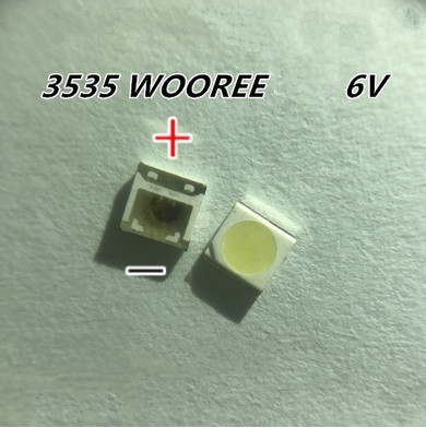 LED Світлодіод підсвічування матриці Wooree 3535 6V 500mA 2.2W