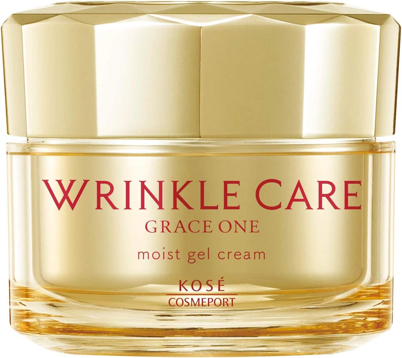 Kose Grace One Wrinkle Care Moist Gel Cream крем-гель з ніацинамідом від зморшок, зволоження та ліфтинг, 100 г