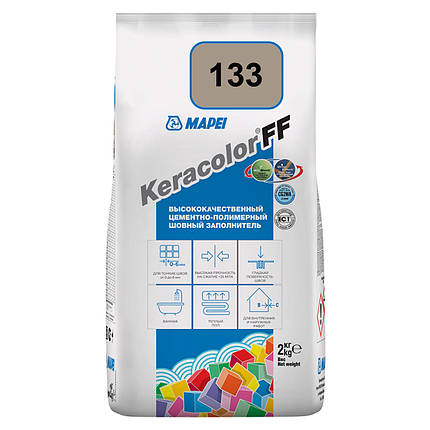 Фуга для швів Mapei Keracolor FF 133 пісочний 2кг, фото 1