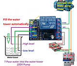 Контролер рівня провідної рідини реле рівня 12 В для керування насосами, фото 8
